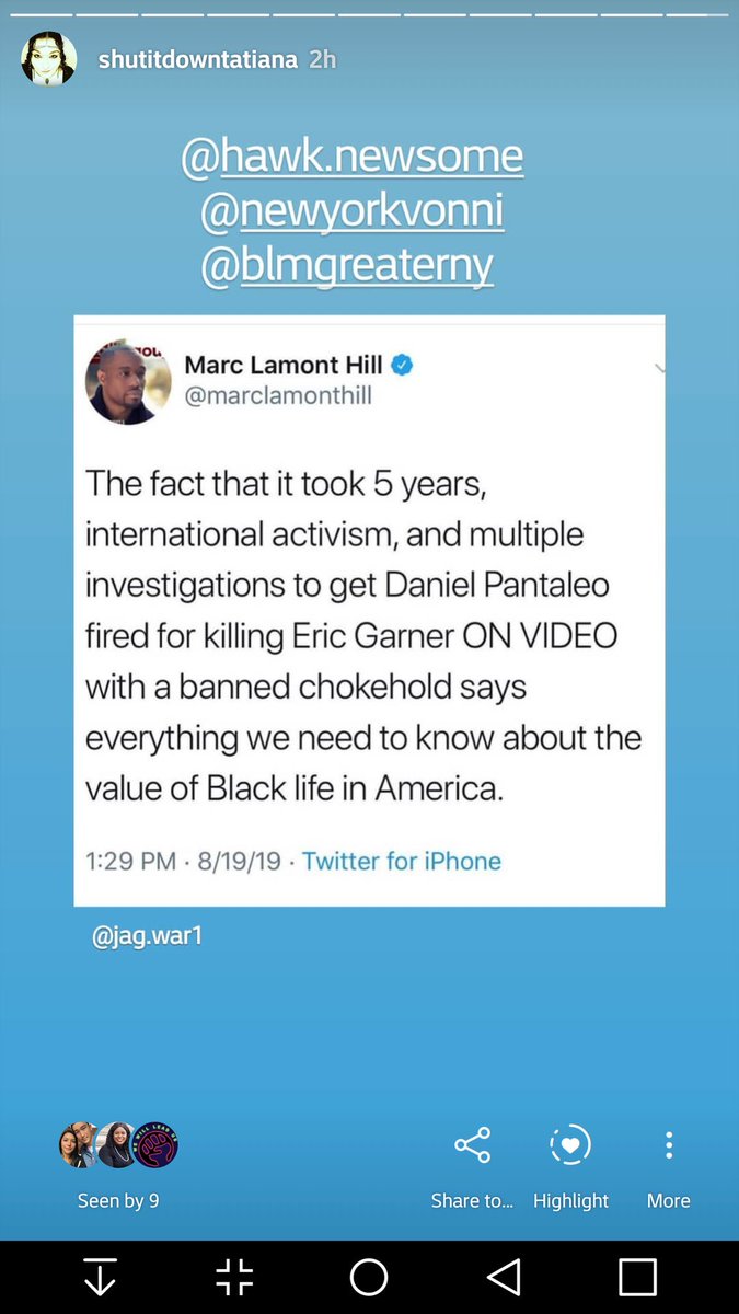 BeautyAbounds4U's tweet photo. @dad_darius #EricGarner
#FirePantaleo
#BlackLivesMatter
#EnoughIsEnough
#BLMNY
@marclamonthill #repost https://t.co/1vzmk7VKJV