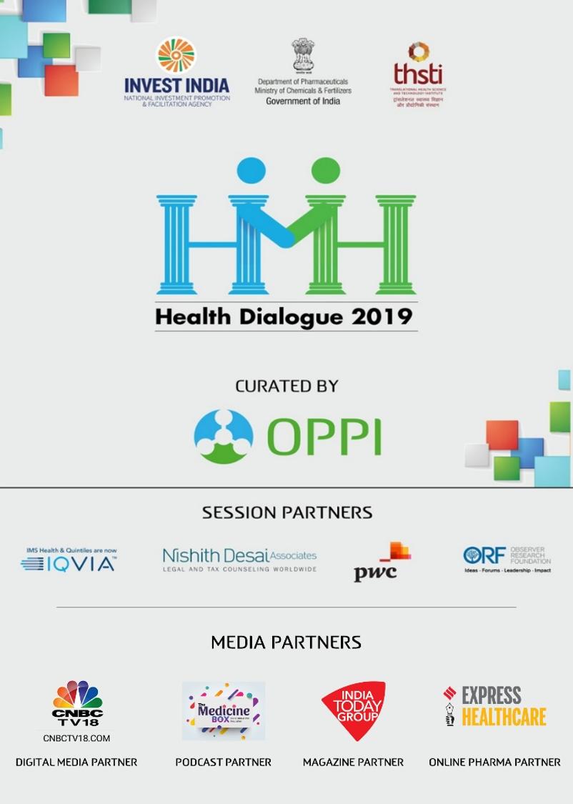 OPPIIndia's tweet photo. Today is Health Dialogue 2019
For all those who cannot be present at #HealthDialogue2019 follow certain sessions LIVE, on our FB Live Stream: https://t.co/vVCFYZMV1r
#HealthMeetsHope
@CNBCTV18Live @ExpPharma @IndiaToday @investindia @Pharmadept @THSTIFaridabad @PwC_IN @orfonline https://t.co/ZqfeUgpOnb