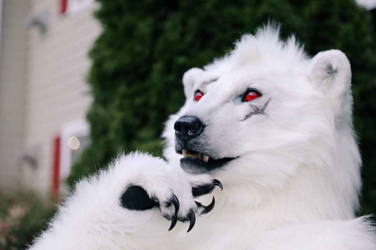 BorasBear's tweet photo. Greetings! I go by Boras and I Love giving fluffy Bear hugs! My look might be fearful but worry not, I shall always have your back!
✂️@clckwrkcreature 
📷@MozongSama https://t.co/oa3vQoX7dq