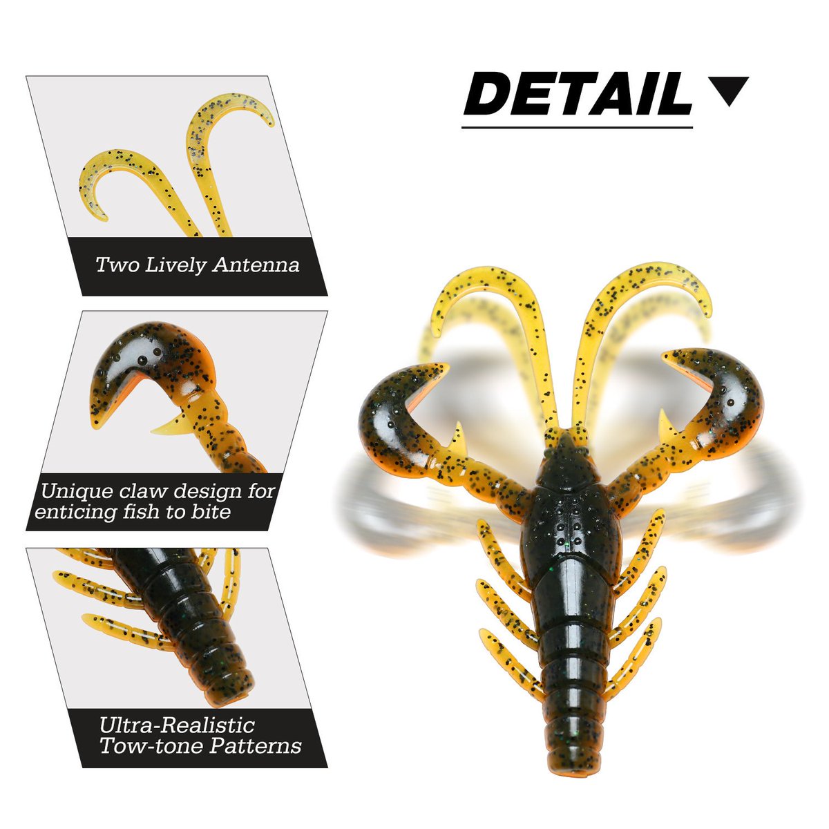 SaraZeng8's tweet photo. New #Crawfish arrived, it is the best gift for your tackle box 😆  #bassfishing #softbait #shad #fishing #lures #fishinglife https://t.co/CV8XRAsaAU