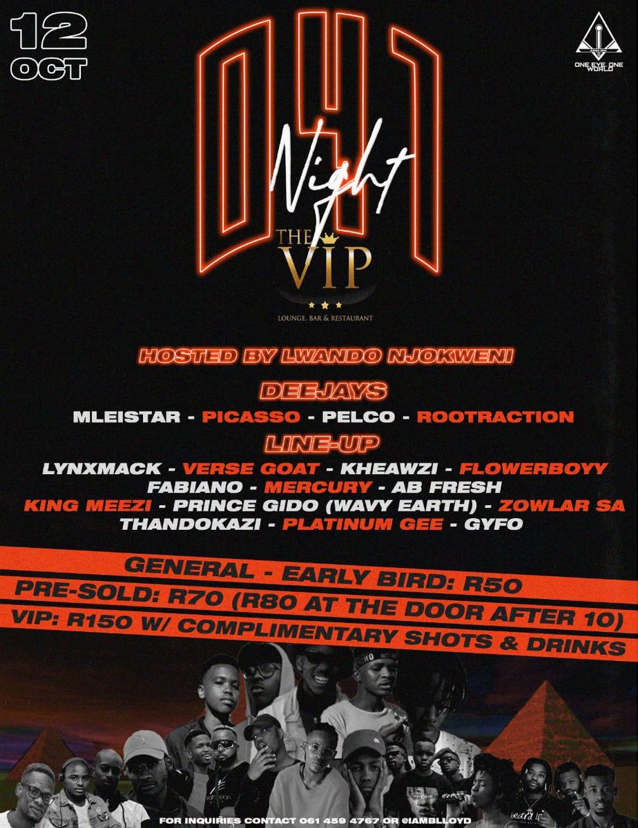 TheOneEnt81's tweet photo. SAVE THE DATE #Oct12th as @kingmeezi π will be delivering another π₯performance π€ at #TheVIP ππ½ best not miss it πΆππ½ https://t.co/AG1eAuQ0xp