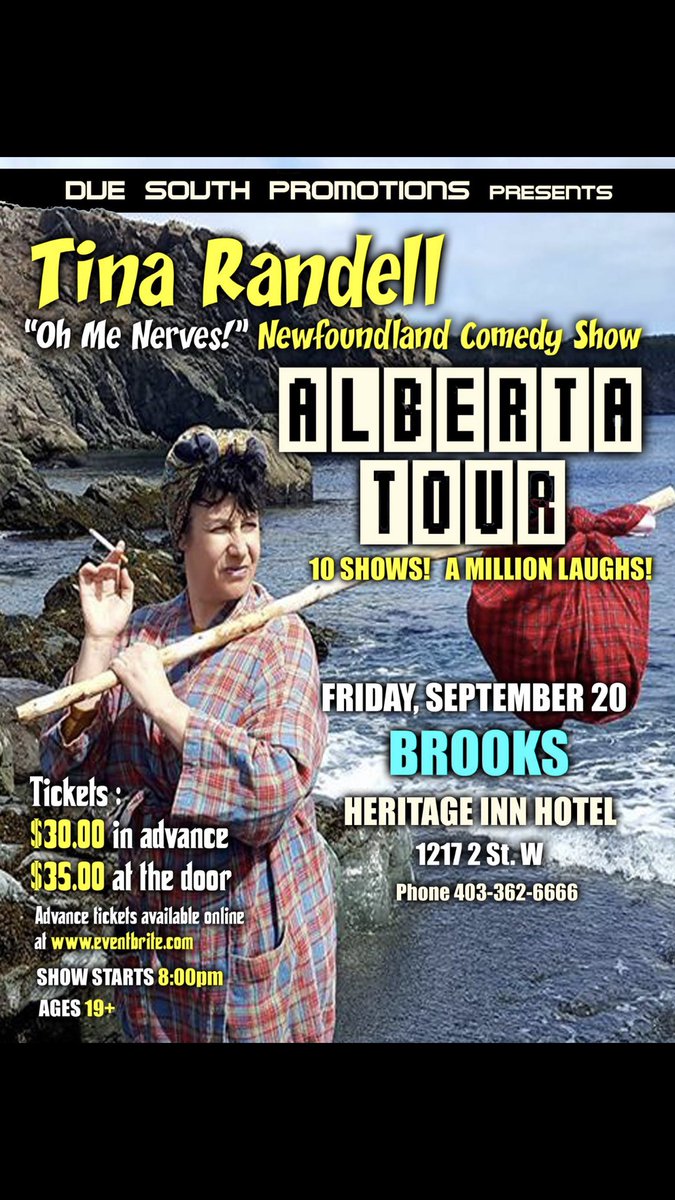 BROOKS 
Heritage Inn Hotel
September 20th!