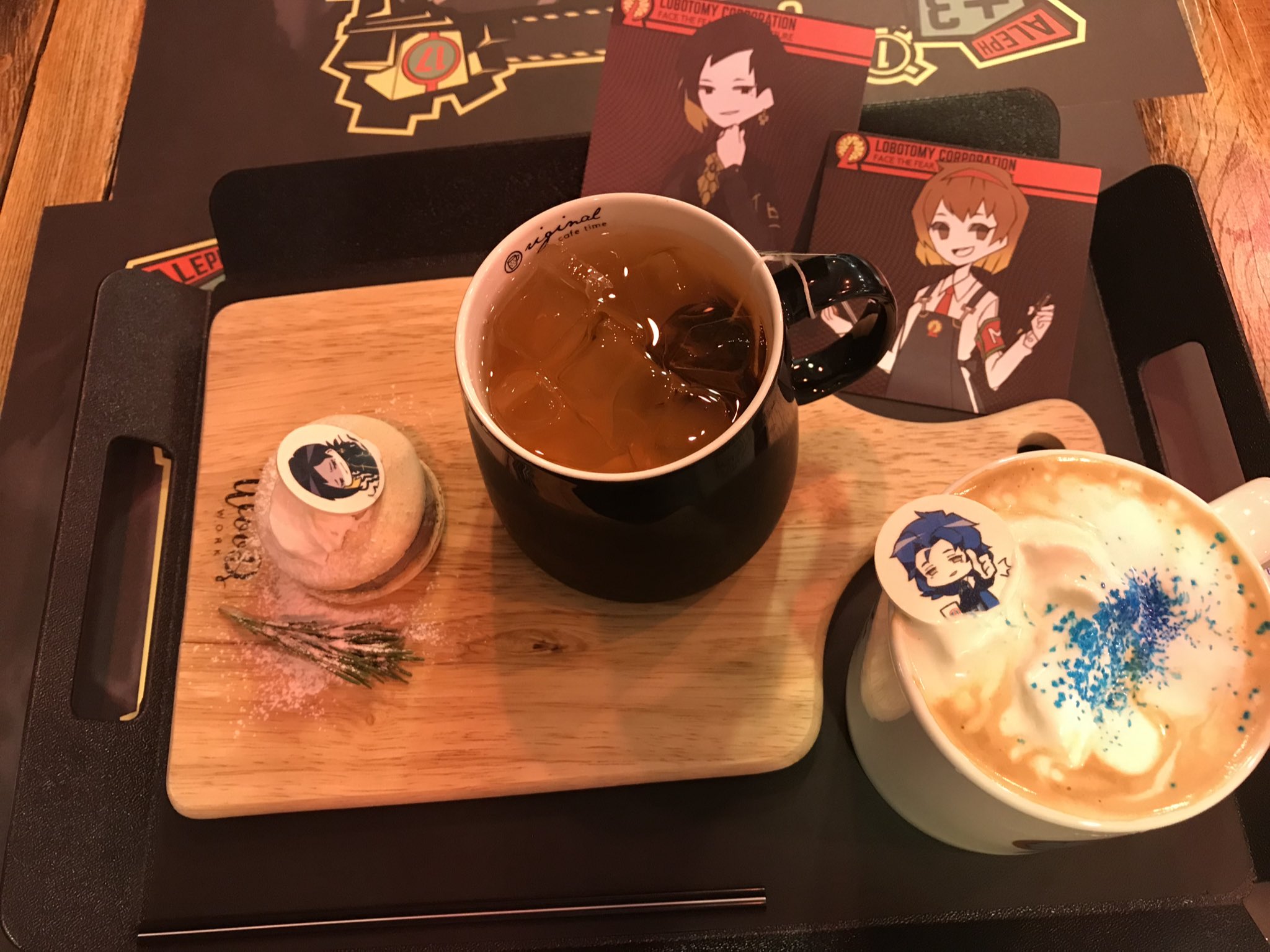 Lobotomy Corporation モポン カフェー コラボ クリアファイル 2025年