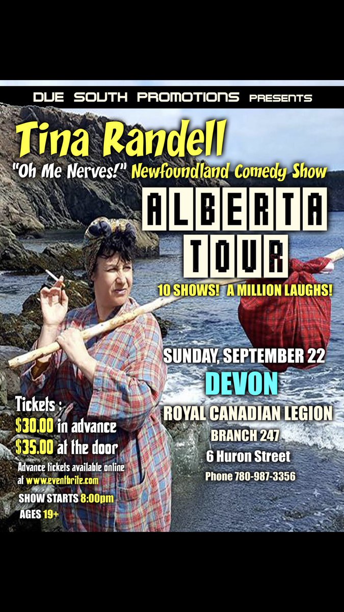 DEVON
Royal Canadian Legion Branch 247
September 22!