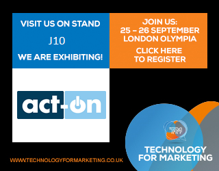Act_On_Kay's tweet photo. Join us at Olympia London on September 25th - 26th. We will be in booth J10. Come say hello! @tfm_event 

We'll also be speaking in the marketing automation theater from 2:25-2:50! Please join us! #TFM19
https://t.co/gzKQ4e2lHI

#TechnologyForMarketing  #ActOnSoftware #MAP https://t.co/sx35yjetc1