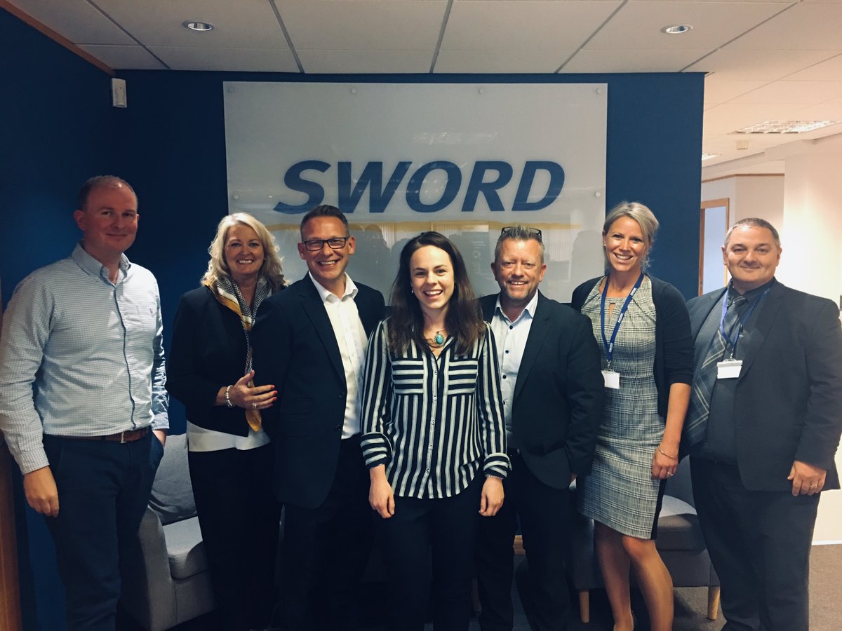 swordits's tweet photo. Fantastic to have @KateForbesMSP at our Aberdeen HQ yesterday to discuss how our commitment to the #scottishbusinesspledge initiative has positively impacted the business! 

Read the full story here - https://t.co/wMnEjX4cF8 https://t.co/8jJkSj5Yml