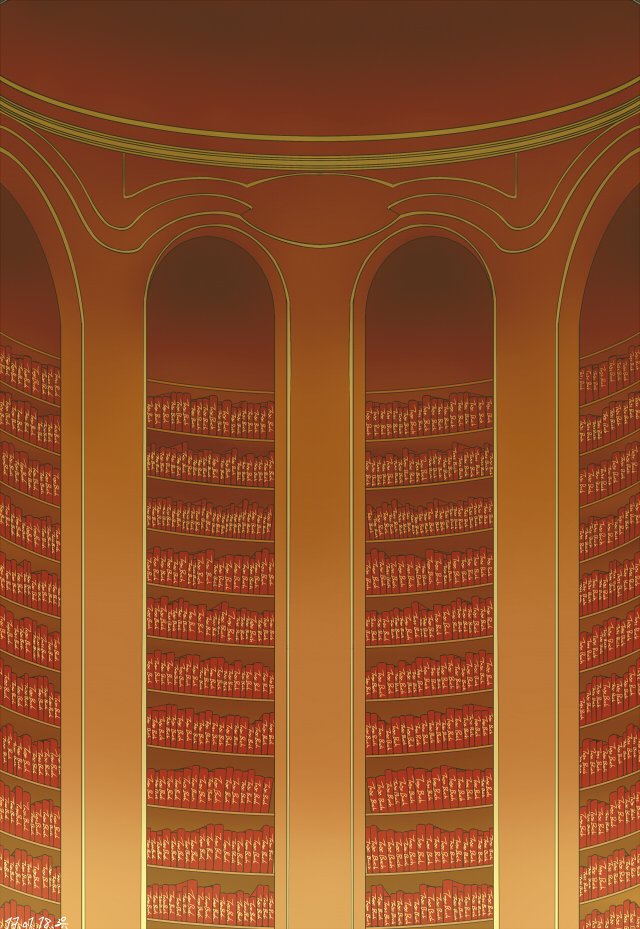 図形ツールなくても頑張ればまぁまぁ描けるよってsaiで描いた背景を上げてみる。 