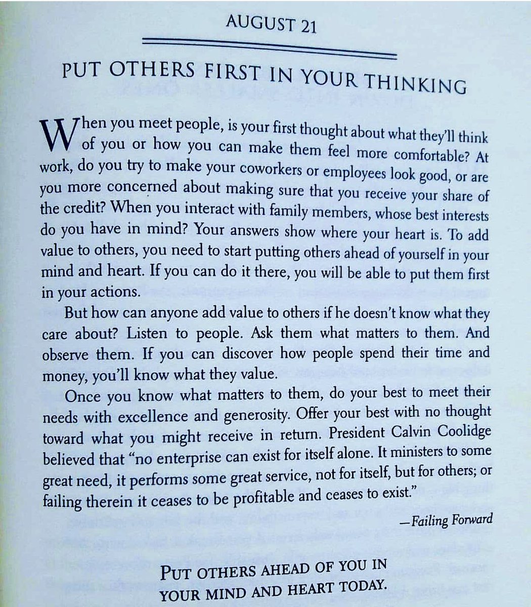 cornelkakrabah's tweet image. Don’t be selfish; don’t try to impress others. Be humble, thinking of others as better than yourselves. Don’t look out only for your own interests, but take an interest in others, too. 
~ Philippians 2:3-4
@JohnCMaxwell @JohnMaxwellTeam 
#Others 
#Focusonothers 
#Othersmatter