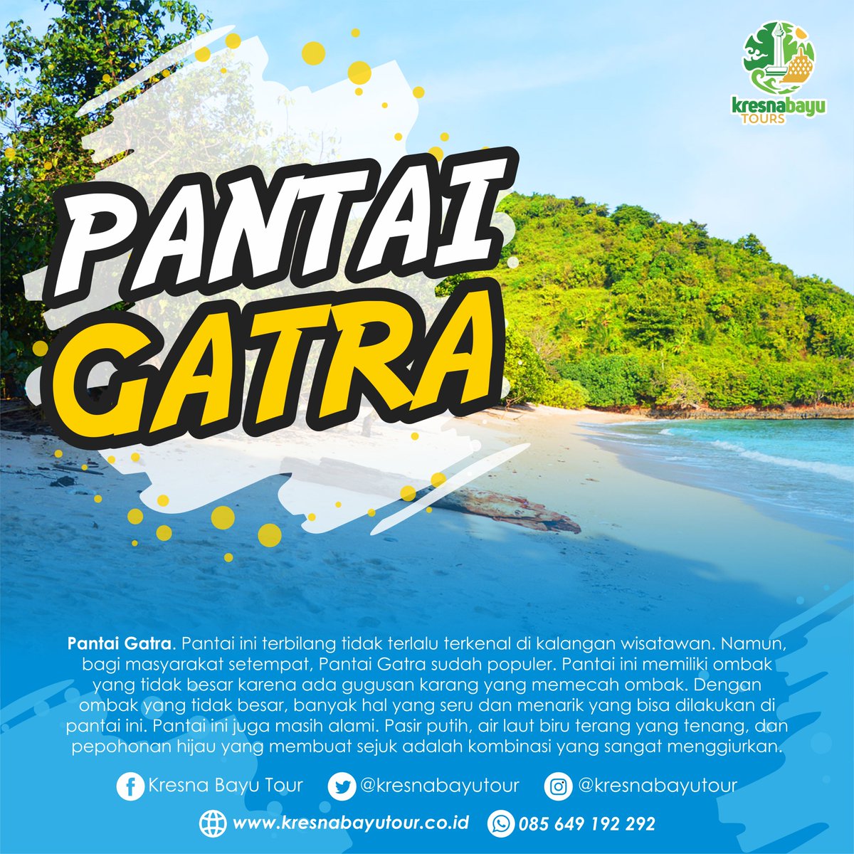 Kresna Bayu Tour On Twitter Pantai Gatra Malang Selatan