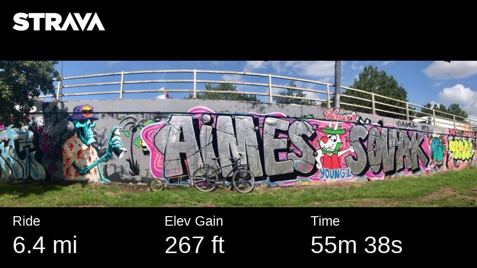 BoomerCycles's tweet photo. I recently helped my housemate move across the city via #konabikedoctor cargo cycle and single-wheel trailer. Bonus cool graffiti along the way! #betterbybike #bikeuk #bikemovers #bikebristoluk #bicycleswithoutbarriers #graffitibristol #streetartbristol https://t.co/w710bYTXEu