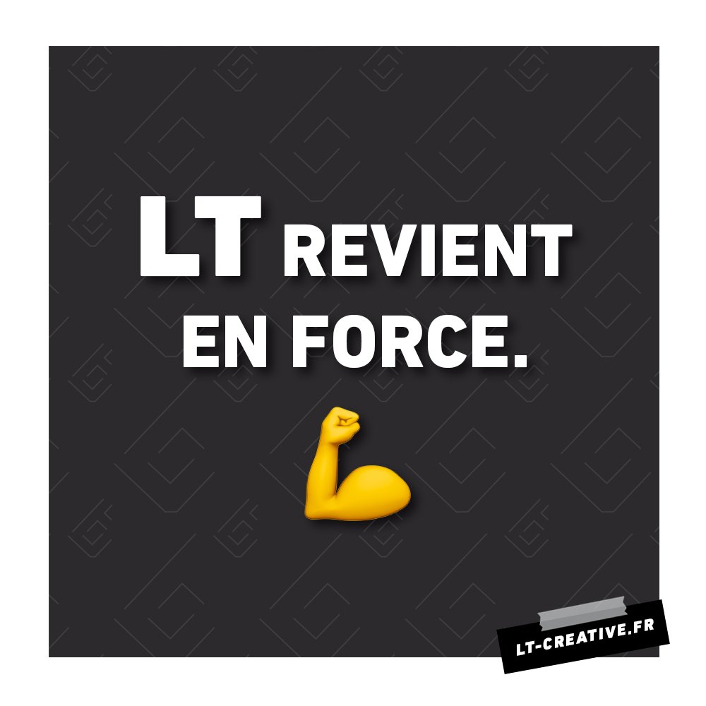 agence_lt's tweet photo. Lundi c'est la rentrée ... Bonne nouvelle : LT revient en force avec plein de projets à vous présenter ! 😎 Bonne rentrée à tous ! 💪🏻
#ltcreative #agencedecommunication #rentree2019 #projets https://t.co/BzajIhkgyw