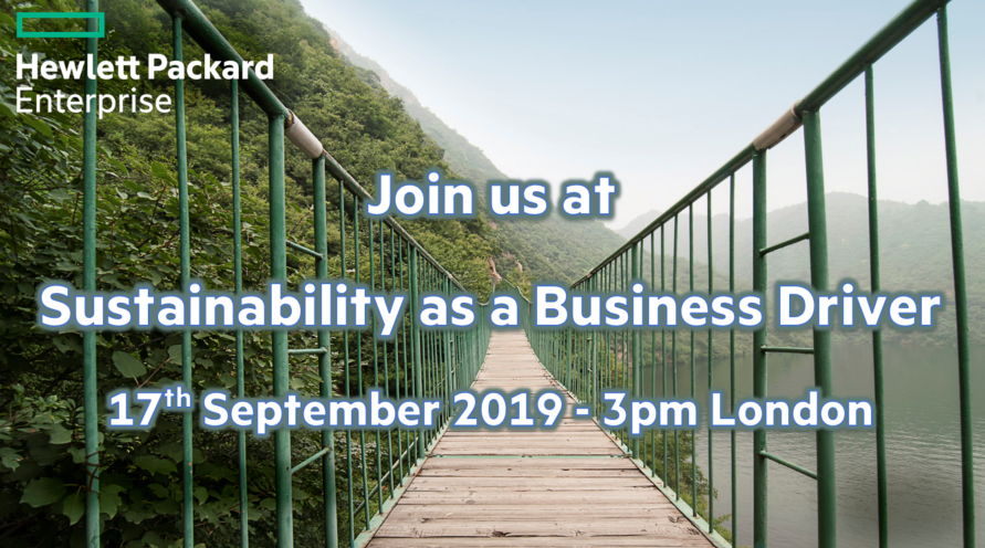 Did you know that #Sustainability is a key business driver? Learn more as we bring together ideas on how to tackle the effects of #ClimateChange. Sign up for our event here: hpe.to/6012E2tGE