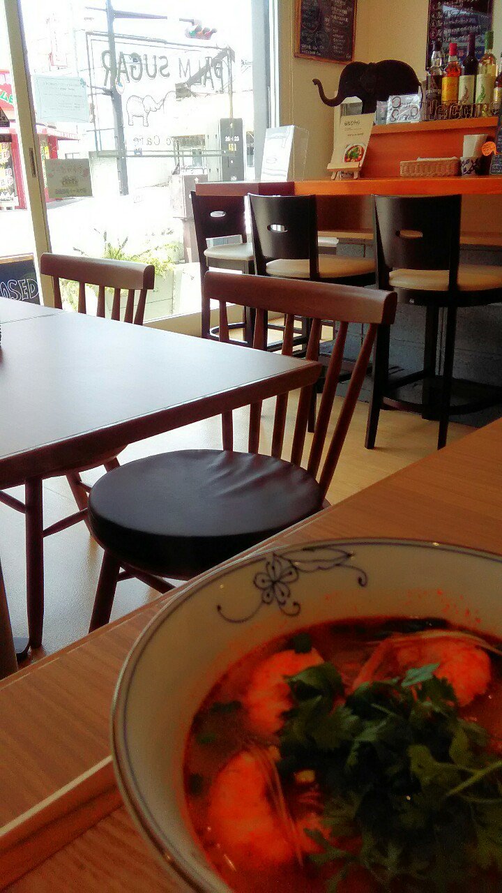 すずめの何でも探訪記🚗📷 on Twitter "加須駅前通りにあるタイ料理のお店 PALM SUGAR お洒落なお店です。 タイに仕事で