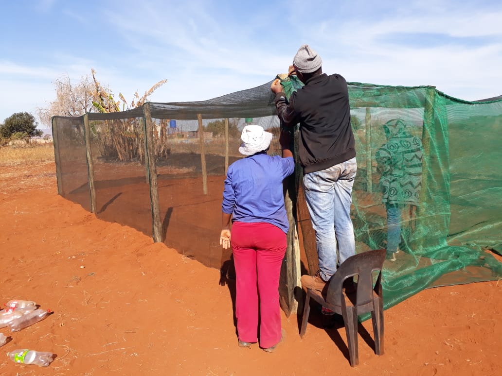MIT_ORG's tweet photo. The @MDA_2017 donated poles for shade nets to Mr Zitha, a subsistence farmer in Bushbuckridge, Mpumalanga. #sustainableliving #MDASiyaphambili #MITCares https://t.co/tWAJ46zOV6