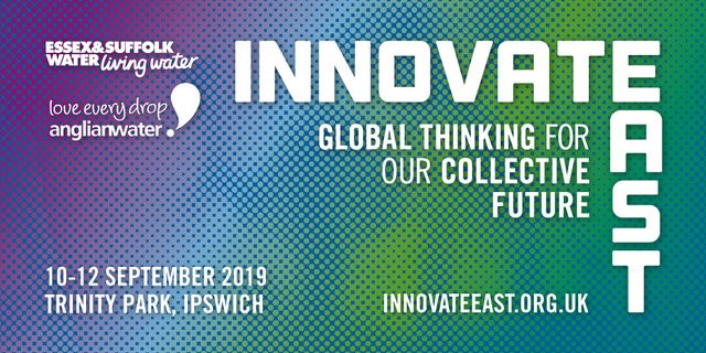 Registration is now OPEN for the #ukwater industry’s first ever joint Innovation event #InnovateEast19. 

Join <a href="/ESWH2O/">Essex & Suffolk Water</a> and <a href="/AnglianWater/">Anglian Water</a> at this first-of-its kind spectacular at <a href="/trinityparkUK/">Trinity Park</a> in Ipswich between Sept 10 -12. 

Claim your place now! innovateeast.org