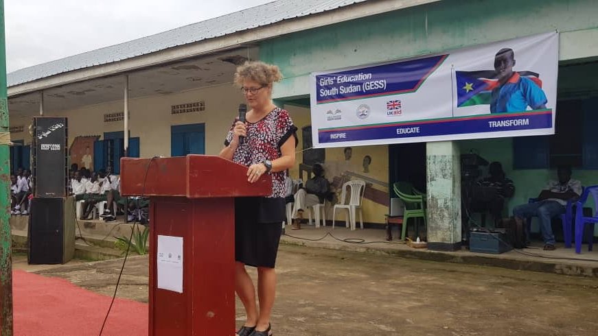 GirlsEdSS's tweet photo. @CanSouthSudan express their support for the #GESS2 programme, to which it will be contributing up to an additional 15 million Canadian Dollars (CAD) over 3 years.

Thanks to @CanadaDev for their support to #GirlsEducation in #SouthSudan. 

#EducationForAll #Development https://t.co/frq6eM7JFq
