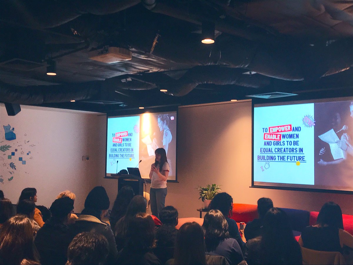codelikeagirlau's tweet photo. Don’t let your past define your future. 

From a zoologist🐒 in Canada, to bartender🍺 in London, then to a developer at @envato in Melbourne. Our CLG girl Jaime @lupeman1 is sharing with us her amazing career journey. 

#CLGCrackingTech #WomenInTech https://t.co/2vlKSXCM2d