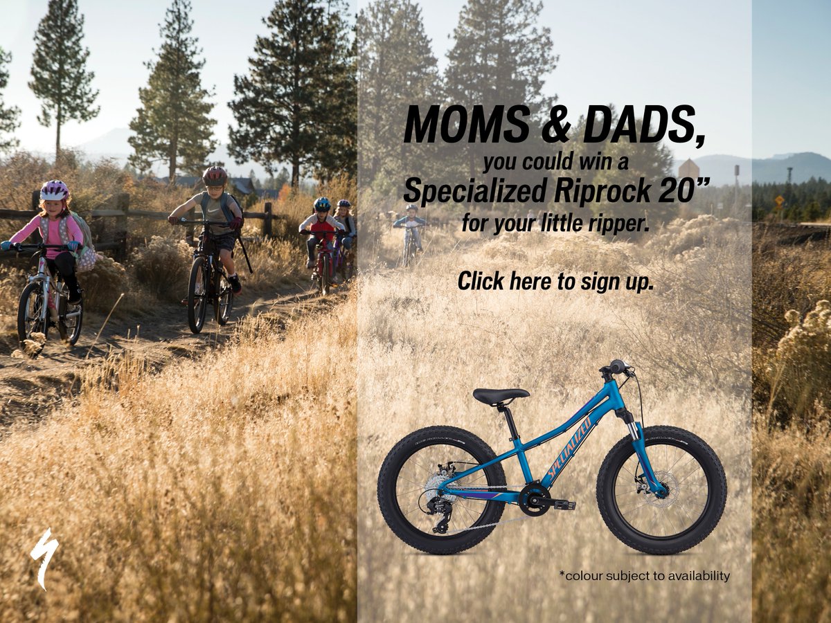 MOMS &amp; DADS! 

Enter the kids into the Fedhealth MTB Challenge &amp; enter your full name &amp; e-mail >> mailchi.mp/d619b4c5e0c2/f… to receive news about new products &amp; promotions from <a href="/SpecializedZA/">SpecializedZA</a>  &amp; stand a chance to win your little one a NEW Specialized Riprock 20"!

T's &amp; C's apply!