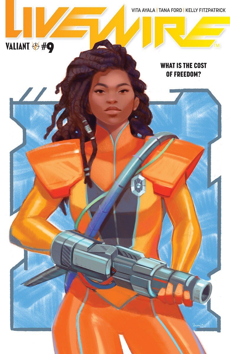 iAMmichaelajih's tweet photo. What I’m reading this #NCBD is... @ValiantComics’ LIVEWIRE #9 by @definitelyvita, @tanaford, @wastedwings, @D_Menchel, @HeatherAntos & @kindachinese
#VALIANTcomics #INDIEcomics #NCBD #Livewire #AmandaMckee #Psionic #Technopath #ValiantComics #StayValiant https://t.co/kX3shRwvtb