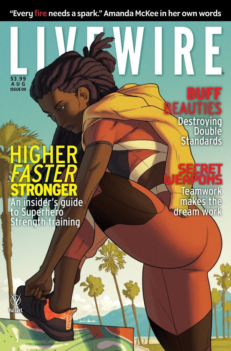 iAMmichaelajih's tweet photo. What I’m reading this #NCBD is... @ValiantComics’ LIVEWIRE #9 by @definitelyvita, @tanaford, @wastedwings, @D_Menchel, @HeatherAntos & @kindachinese
#VALIANTcomics #INDIEcomics #NCBD #Livewire #AmandaMckee #Psionic #Technopath #ValiantComics #StayValiant https://t.co/kX3shRwvtb