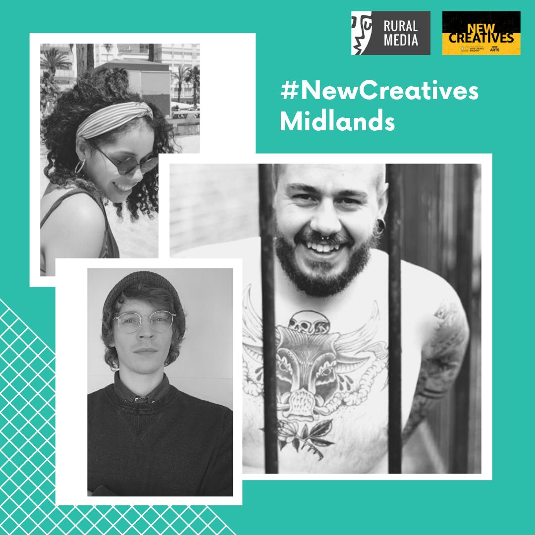FIRST LOOK 👀

Introducing the first 3 of our Round 1 #NewCreatives!

🎧 1990's Chris [AUDIO]
🎥 Soph Webberley [FILM]
🎥 Dan McKee [FILM]

Interested in our <a href="/bbcarts/">BBC Arts</a> /<a href="/ace_national/">Arts Council England</a> #NewCreativesMidlands programme? Find out more 
👉 bit.ly/ruralmedia-new…

#creative #midlands
