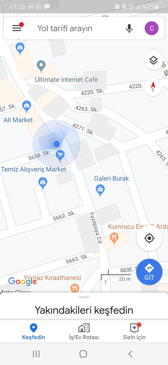 by_sade's tweet photo. @izmirhim bornova altindag fevzipasa cad no8 onu cukurlar mevcut tam Asres konumu https://t.co/Nv5pB6MvWO