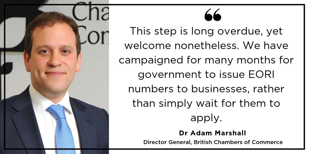 CW_IntlTradeHub's tweet photo. Success for #BCC campaign to simplify trade procedures as Government acts to issue #EORI numbers!
Find out More on our #BrexitBlog
https://t.co/HpUMEoxYuD https://t.co/VtVWrpWbUG