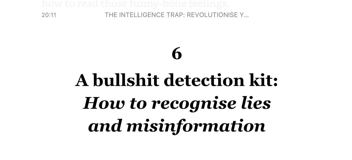 ChrissyvWellean's tweet photo. ... lol ... bullshit detection kit ... I do like that ... #davidrobson #theintelligencetrap https://t.co/ceODxitCo8