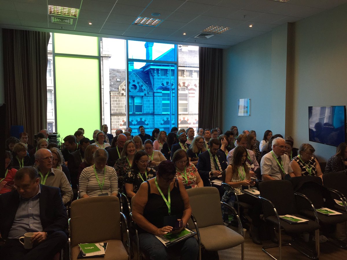 TheHannahTaylor's tweet image. Getting everyone set up on Slido to complete the #MakingTaxDigital polls and post questions at the #sageroadshow in #Aberdeen @sageuk