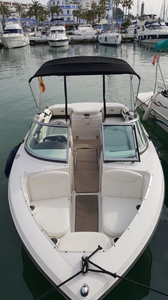 MarbellaDream's tweet photo. New addition to our charter fleet ⭐. The Monterey 180⚓🚤 Do you also want to relax on a boat?  Don't wait - contact us immediately! ☉😎 you can reach us every day and at any time on📲: +34952766067 

2 Hours - €300
4 Hours - €500
8 Hours - €850 
Captain &amp; Fuel included https://t.co/BFkedWiXTK