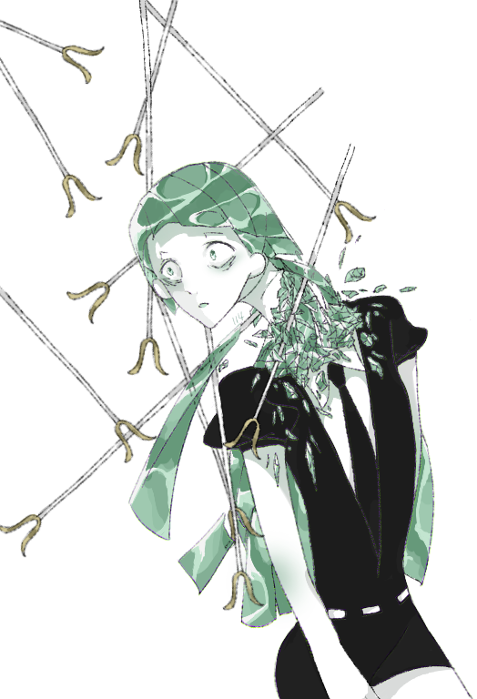 割れサイト 創作宝石 霖の国 114のイラスト