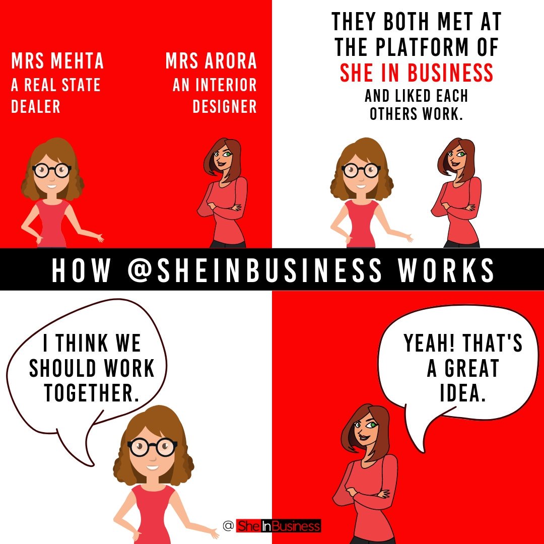 SheinBusiness's tweet photo. ‘She In Business’ is a Cross-Linking Platform where #womenentrepreneurs, whether established or aspiring one can convey their ideas or services to a segment where they can be utilized in the best possible way.
let's Discuss your niche now: https://t.co/QmUE89zYWW
#WhenSheWinsIWin https://t.co/rs0DRsxyvN
