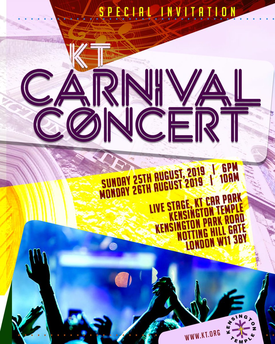 SoundsOfNewWine's tweet photo. 🚨 NEXT STOP: CARNIVAL 🎉🎊⁣
⁣
We’re so pleased to share that this Sunday we will be performing at the special @kt_org carnival celebration!! We would love for you to come along because its going to be an evening to remember! ⁣

Admission is FREE and it all kicks off at 6pm! https://t.co/A4637AvyMR