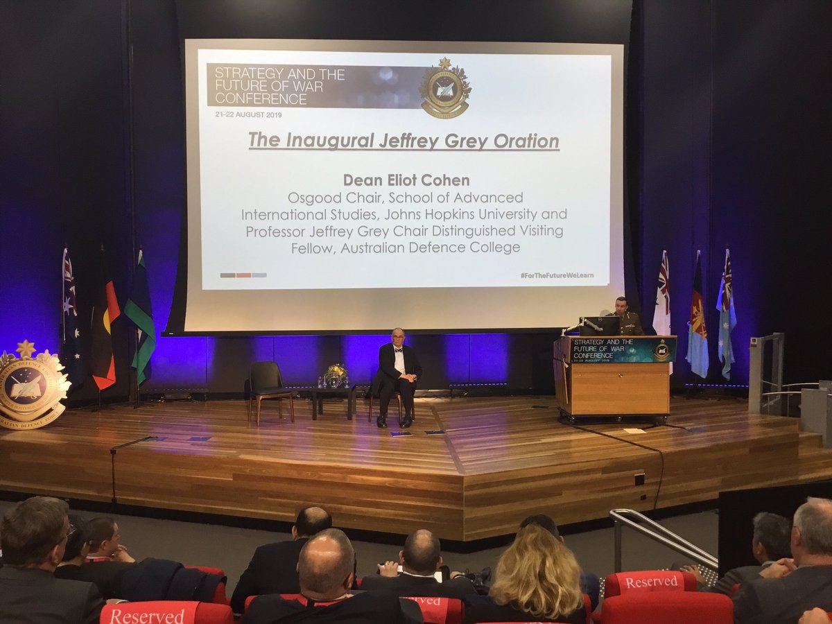 dmacdonald77's tweet image. Looking forward to this! #ForTheFutureWeLearn @WarintheFuture @ADC_Australia @EliotACohen