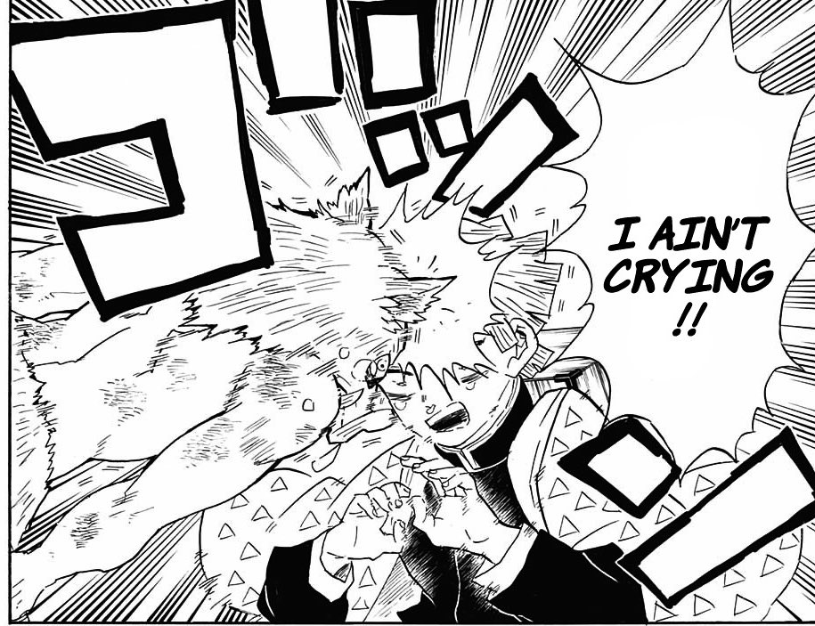 im caught up w the manga and the stuff about inosuke's mom hurts dude 