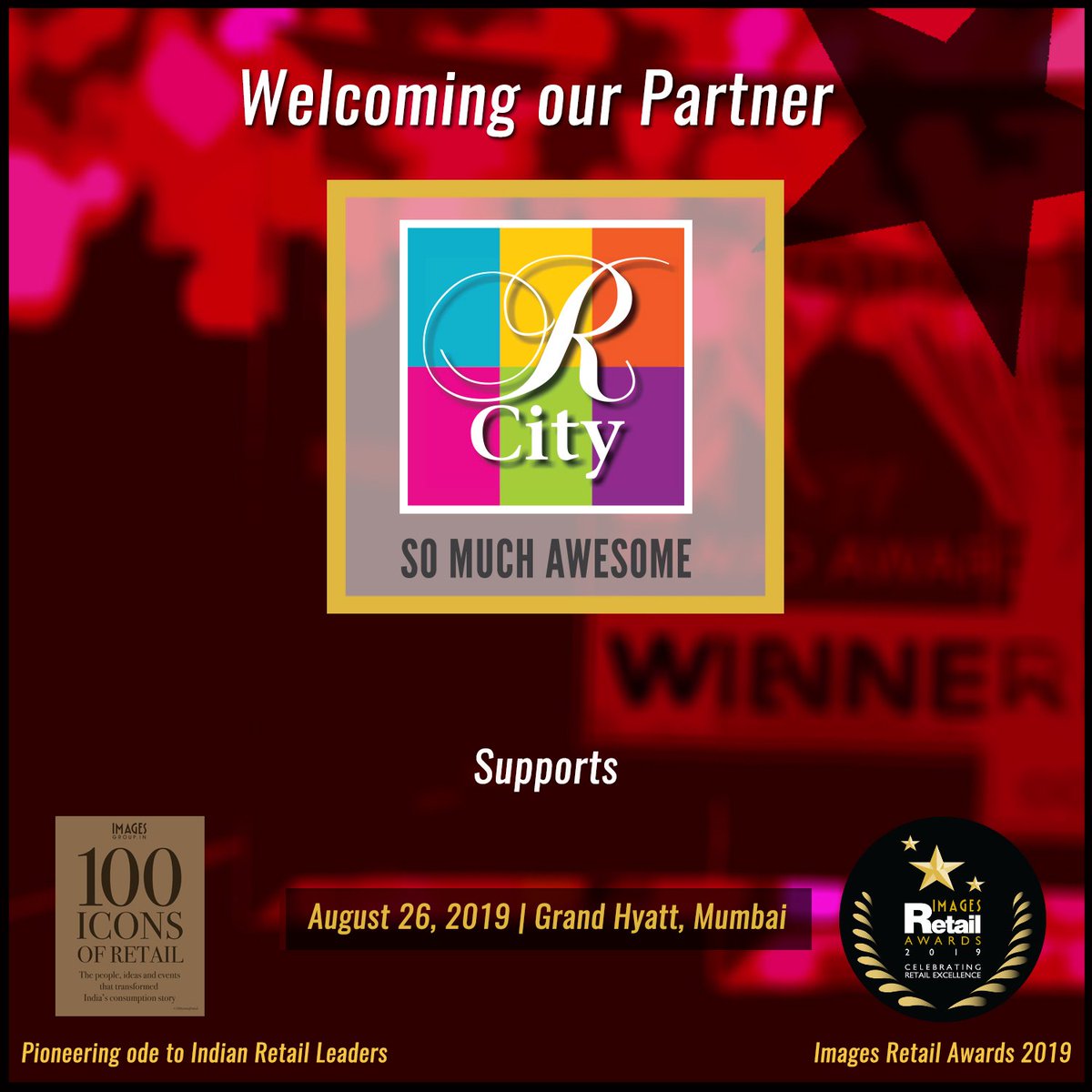 Images_IRA's tweet photo. Welcoming our partner, R City Mall

#RetailGazing #retail #retailmarketing #retailrecognition #retailing #retailexperience #retailinnovation #retailstores #retailexcellence #success #Business #eventpartner #AwardPartner #booklaunchpartner https://t.co/3M91cPI8CO