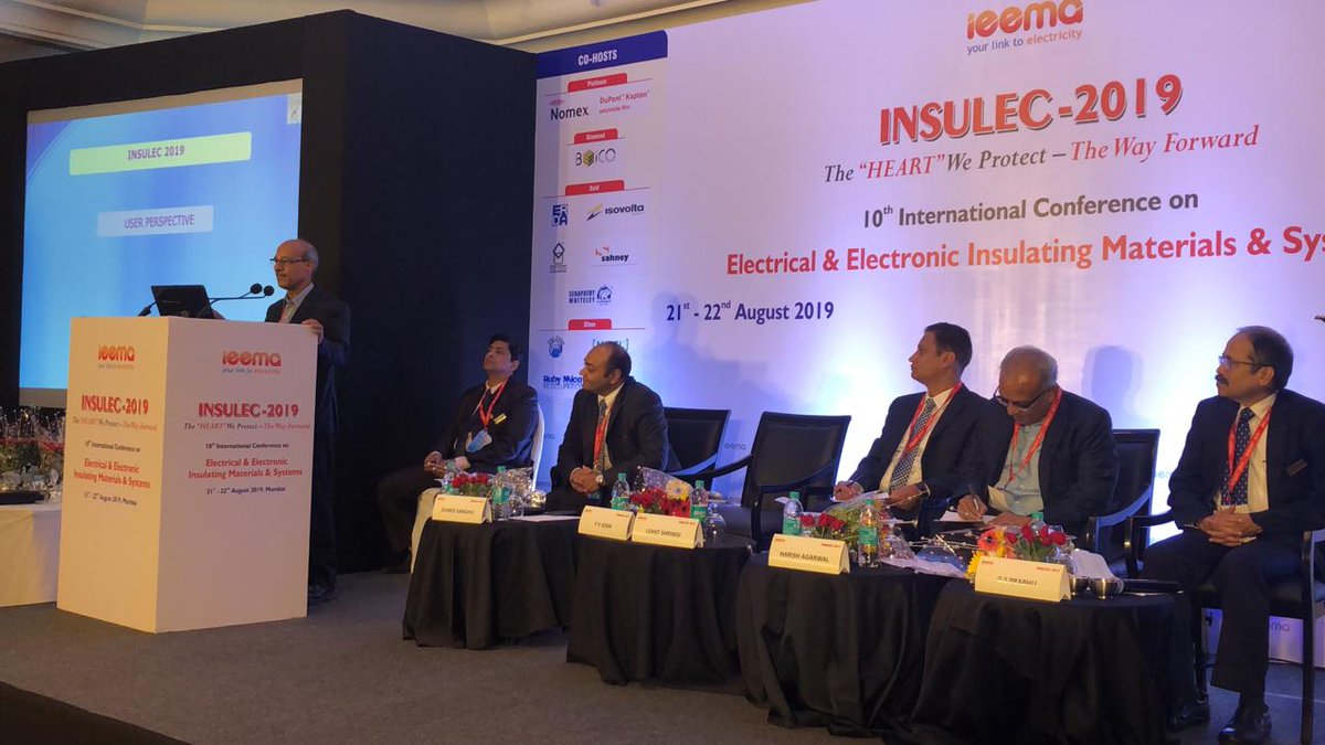 IEEMA_Official's tweet photo. Mr. Y V Joshi, President ERDA, Superintending Engineer (Engg.) Gujarat Energy Transmission Corporation Ltd., GETCO, making a presentation during #Insulec2019
@Harish88442325 @sunilmisra #LinkToElectricity #InsulatingMaterials https://t.co/q1hW9apmgI