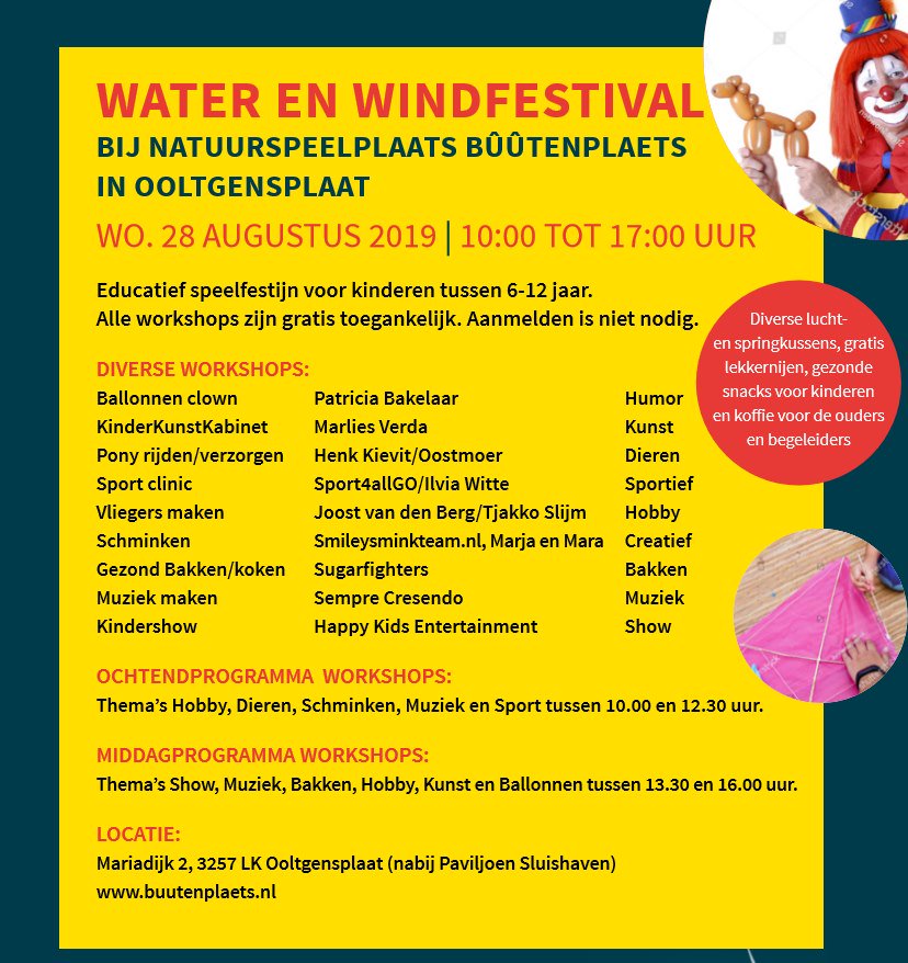 Nieuws Goeree O.: Opening Buutenhuus op Natuurspeeltuin Buutenplaets  goeree-overflakkee.nieuws.nl/entertainment/…  #GoereeOverflakkee #Buutenplaets #opening #ooltgensplaat #festival #wind #Water