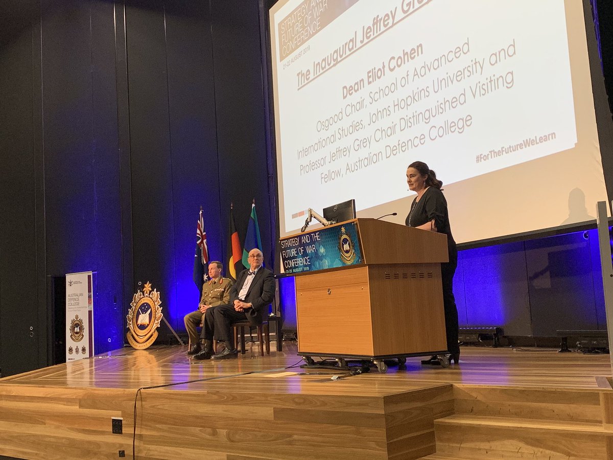 FionaMackrell's tweet image. Moving recognition and shared memories of Prof Jeffrey Grey from Emma Grey and Dean Eliot Cohen for the Inaugural Jeffrey Grey Oration #bebrilliant #ForTheFutureWeLearn