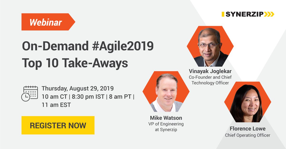 ExcellarateTech's tweet photo. Synerzip team presents Key take-aways from the #Agile2019 @AgileAlliance conference! Register now - https://t.co/2r56V25ndv #Agile #SynerzipIsAgile #AgileSoftwareDevelopment #AgileLeaders https://t.co/jHy6YKVsyJ