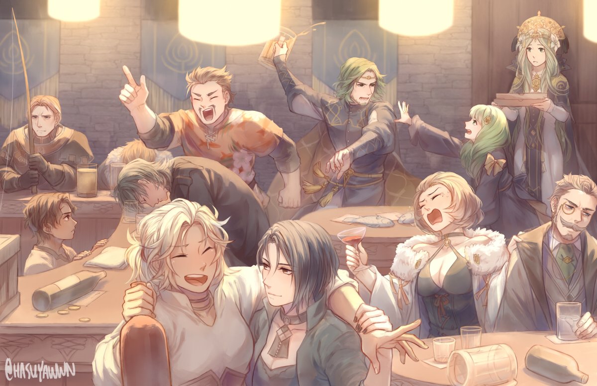 hasuyawwn's tweet photo. and seteth was like, you're not of drinking age until i SAY so, flayn!! https://t.co/O3Q30FdcwM