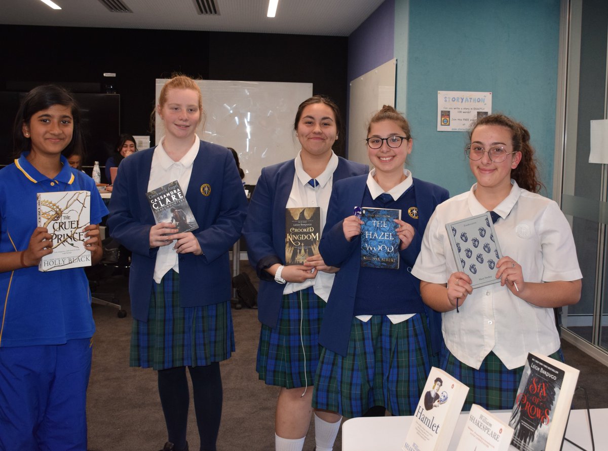 It was a full house in the library at lunchtime today as teachers &amp; students battled it out in our inaugural Book Week Trivia Challenge. Congratulations to Ashley, Analise, Kellie, Shakira &amp; Joanna for being our top-ranked players. #naglebtown #bookweek <a href="/CatholicEdParra/">Catholic Schools Parramatta Diocese</a>