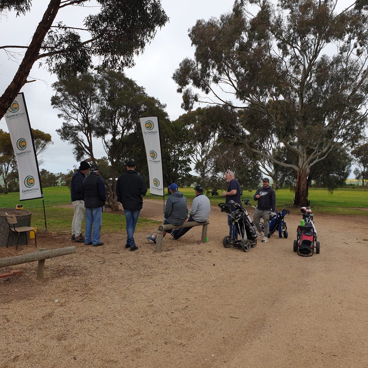 CentreState's tweet photo. It's a little fresh but still a great day at the Maitland Farmers Golf Day. Proudly supported by Centre State. https://t.co/iN7URYDgsL