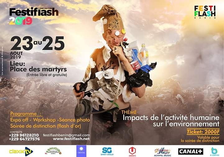 FestiFlash's tweet photo. Venez découvrir du 23 au 25 Août 2019 la crème de la photographie africaine.

Durant trois jours là place des martyrs se mettra aux couleurs de la photographie autour du thème "Impacts de l'activité humaine sur l'environnement".

Ticket à 2000 fcfa donnant droit à une photo pro. https://t.co/wu09Dnix1b