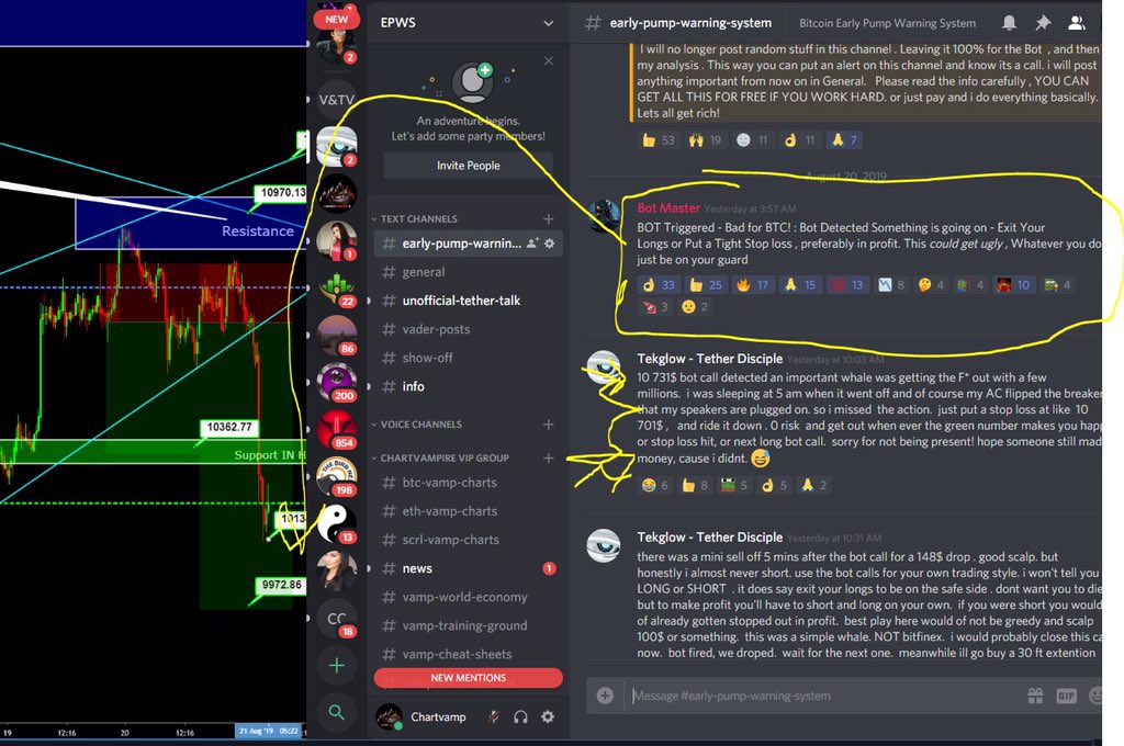 ChartVampire's tweet image. The new alert system is on fire 🔥 this is the third successful call it made and seriously you need to phone a friend to join the free discord groups while it is free! 

New beast server for discord coming soon. For all the vamp members