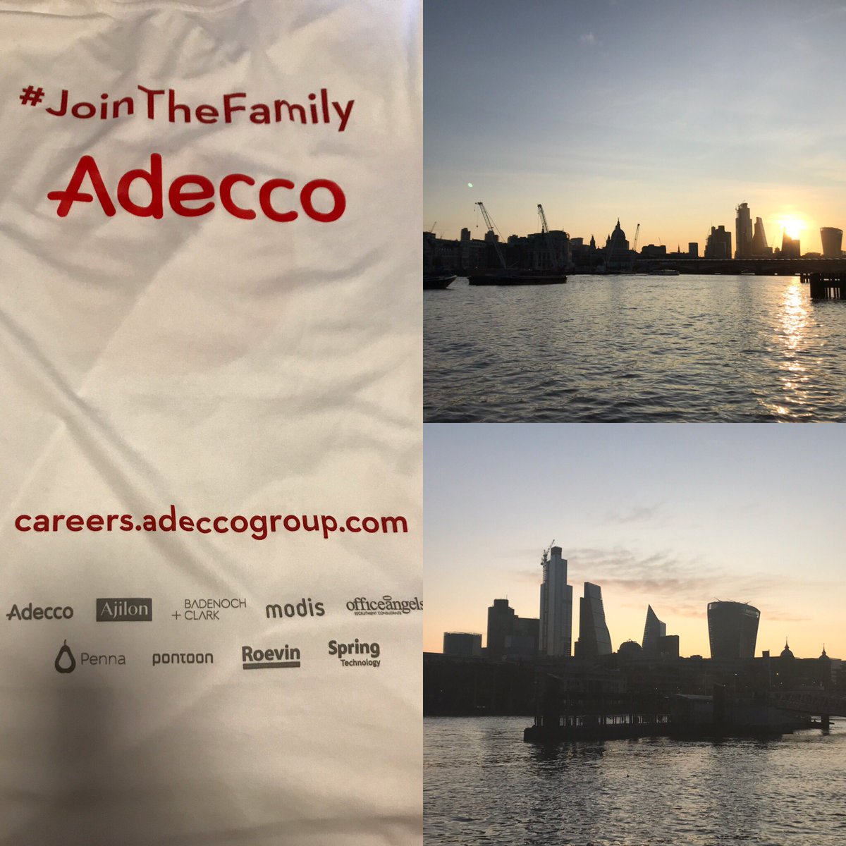 Fab run this morning #London . #WorkLifeBalance  #JoinTheFamily #Adecco