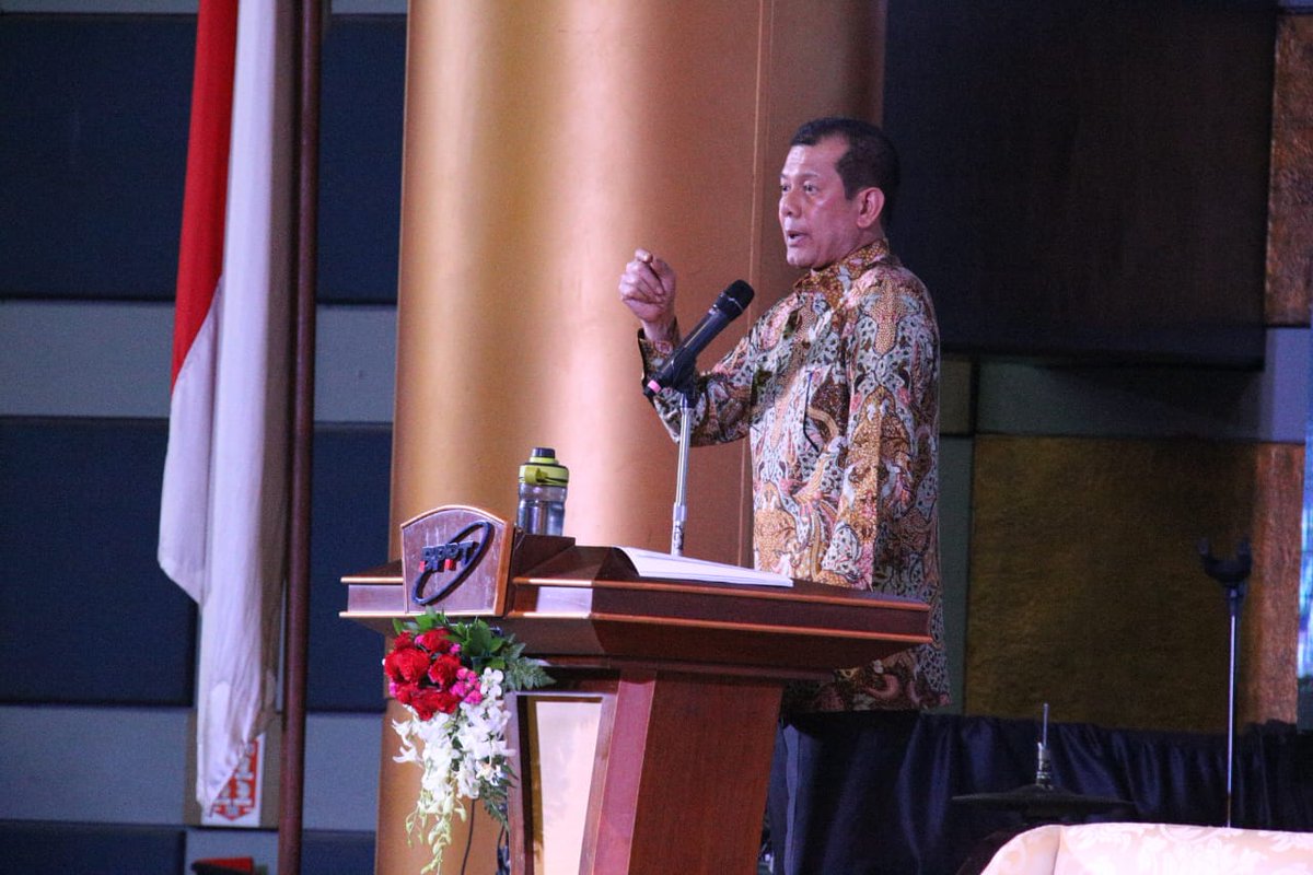 BNPB_Indonesia's tweet image. Kepala BNPB Doni Monardo menjadi pembicara dalam Hari Ulang Tahun BPPT di Auditorium BPPT, Jakarta. @BPPT_RI @BPPTeknologi #KepalaBNPB #HUT41BPPT