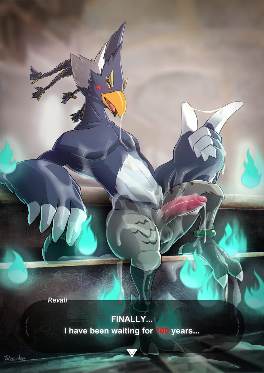 twstacker's tweet photo. Poor Revali that must feel itchy!!

I had so much fun drawing this piece www
No text box messy vers: https://t.co/AdNufcpAaG https://t.co/WWStlKOq2K