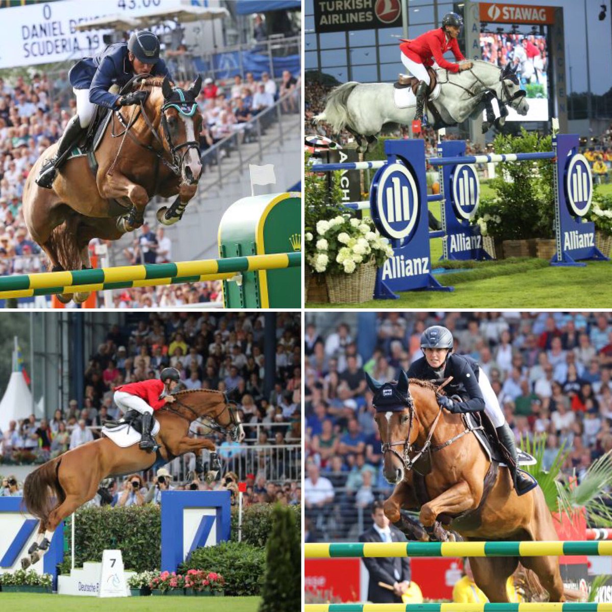 CHIO_Aachen's tweet photo. Heute startet die Europameisterschaft auch für die Springreiter! Viel Erfolg wünschen wir dem diesjährigen Team vom #mercedesbenznationenpreis: #simoneblum, #danieldeusser, #christianahlmann und Marcus Ehning! 
#chioaachen #europameisterschaft https://t.co/ZZRszpLfsK