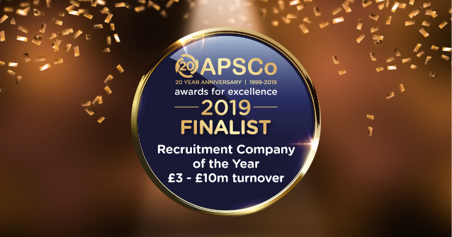 UnderstandingR's tweet photo. We're excited to announce that we've been shortlisted for the category of Recruitment Company of the Year £3-10 million in the @APSCo_org Awards for Excellence! Congrats to the other finalists and fingers crossed for the results 🤞🍀 #awards #finalists #shortlisted https://t.co/MveUtF8xQ3